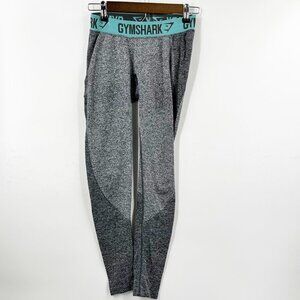 ✅ GYMSHARK GREY AND TEAL ATHLETIC LEGGINGS